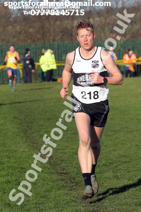 Senior mens 2020 Birtley Cross Country Relay, County Durham.  Photo: David T. Hewitson/Sports for All Pics